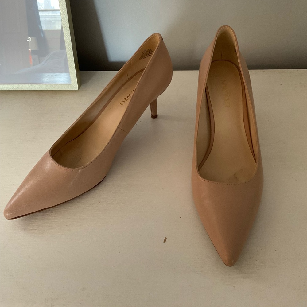 Nine West Nude Heels